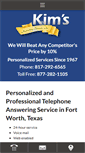 Mobile Screenshot of kimsansweringservice.com